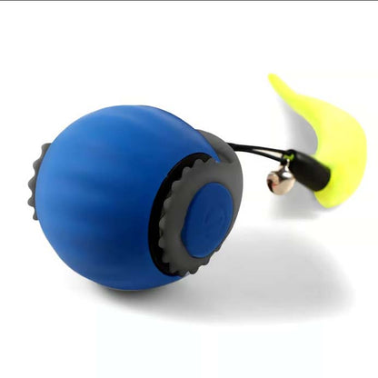 🐾 Speedy Tail 2.0 - Interactive Electric Rolling Ball with Teasing Tail – Smart Cat Toy for Indoor & Outdoor Fun 🎉🐱