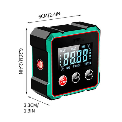 Digital Display Inclinometer Four-sided magnet Angle Finder Bevel Gauge Protractor